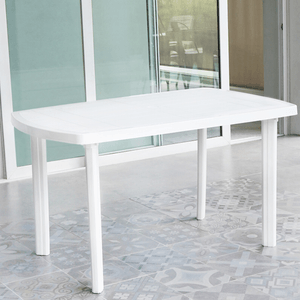 MESA GARDEN LIFE RECTANGULAR MALDIVA BLANCA 134x84cm