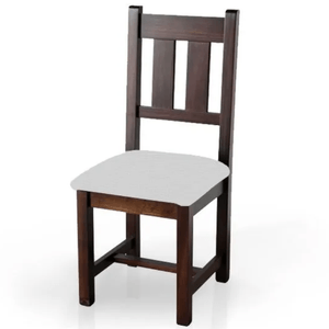 SILLA MOBILIA DE MADERA SILVIA TONO CEDRO TAPIZADA 1401