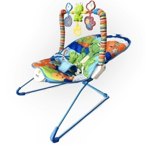 MECEDORA BEBESIT CON VIBRACION AZUL 8203