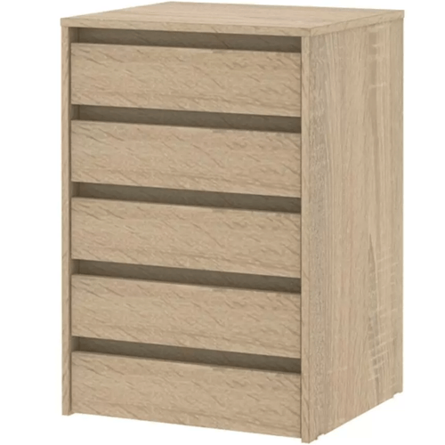 CAJONERA DIELFE 5 CAJONES TONO ROBLE BORDOLINO CPD5C-RB