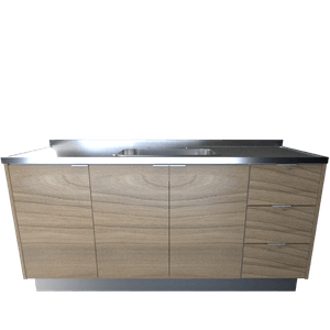 BAJO MESADA TABLES 1.60m TONO OLMO FINLANDES/EVEREST 82103-COE
