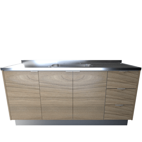 BAJO MESADA TABLES 1.60M TONO OLMO F./EVEREST 82103-COE