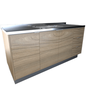 BAJO MESADA TABLES 1.60m TONO OLMO FINLANDES/EVEREST 82103-COE