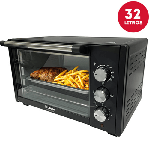HORNO ELECTRICO LILIANA 32L NEGRO AO320