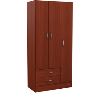 PLACARD E-MOSCONI 3 PUERTAS TONO CAOBA 181x85x46cm 57068