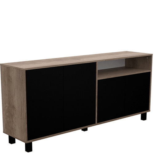 VAJILLERO MOSCONI DOORS 170 TONO NEBRASKA GRIS/NEGRO 56931