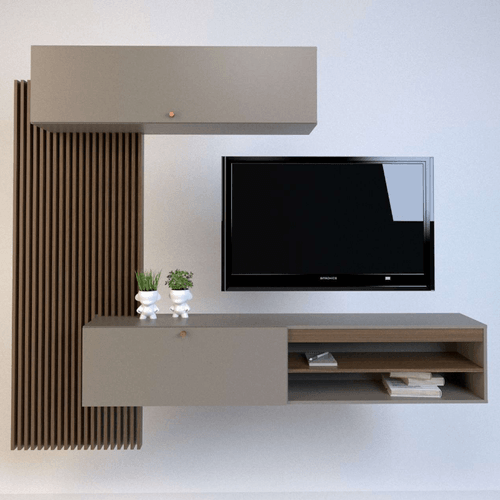 RACK PARA COLGAR E-TABLES NOGAL/GRIS 1111-CNG