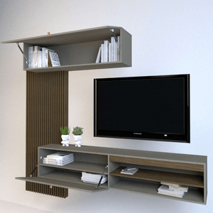 RACK PARA COLGAR E-TABLES NOGAL/GRIS 1111-CNG
