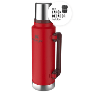 TERMO STANLEY 1.4L ASA PLEGABLE CON TAPON CEBADOR LAVA