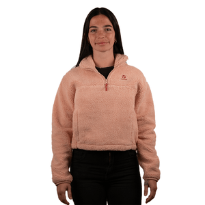 BUZO TOPPER SHERPA 1/2 CIERRE DAMA