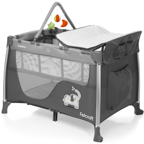CUNA FELCRAFT SLEEPY DOBLE PISO EUROPEO GRIS PL755