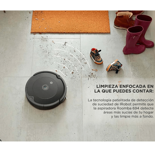 ASPIRADORA ROBOT IROBOT ROMBA NEGRA 694
