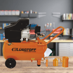 COMPRESOR LUSQTOFF 50L 2HP + KIT LC-2550BK