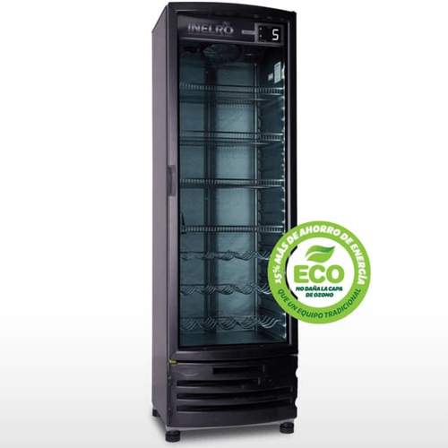 EXHIBIDORA INELRO VERTICAL 470LTS MT-17 ECO BLACK