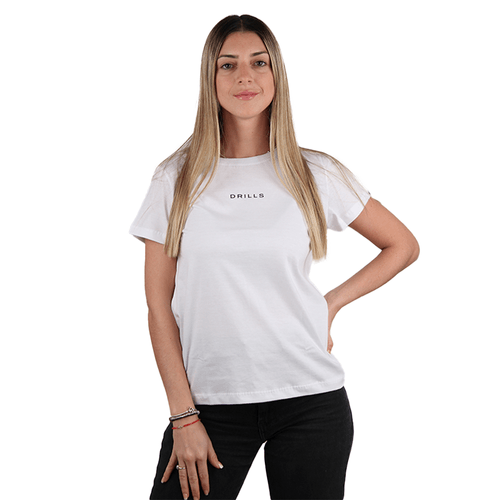 REMERA DRILLS INSTITUCIONAL M/C DAMA