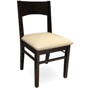 SILLA MOBILIA 1402 GIOVA CASTAÑO -ASIENTO TAPIZADO G2