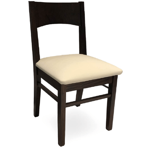 SILLA MOBILIA 1402 GIOVA CASTAÑO -ASIENTO TAPIZADO G2