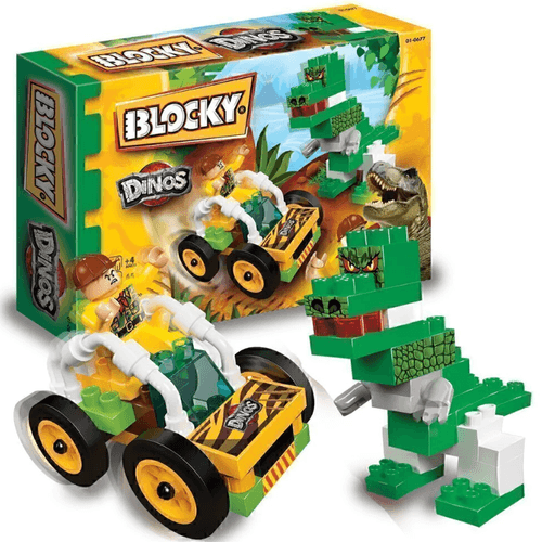 JUGUETE RASTI BLOCKY DINOSAURIOS 65 PZS 01-0677