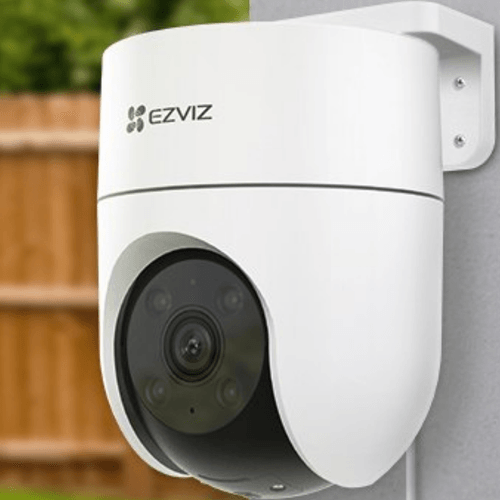 CAMARA EZVIZ EXTERIOR WIFI CON PANEO E INCLINACION H8C