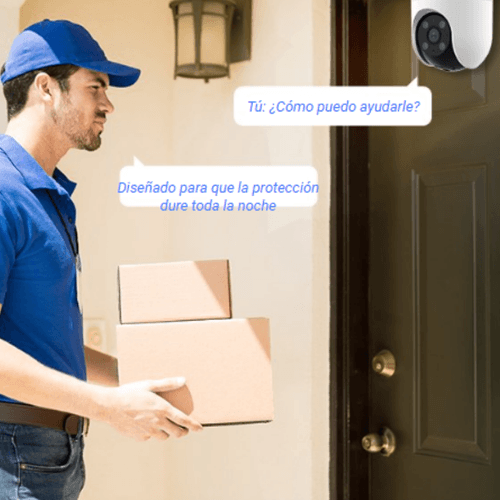CAMARA EZVIZ EXTERIOR WIFI CON PANEO E INCLINACION H8C