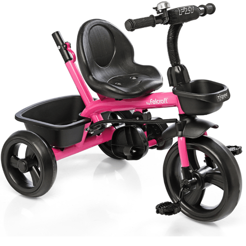 TRICICLO FELCRAFT "LITTLE TIGER" ROSA 3211F