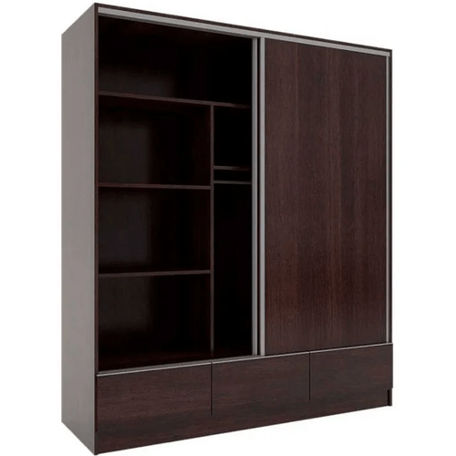 PLACARD 2 PUERTAS CORREDIZAS TONO WENGUE 182x212x60cm 3121