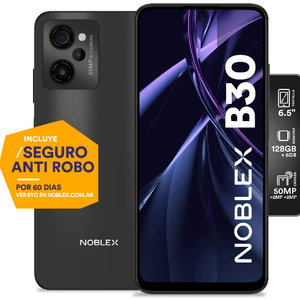 NOBLEX B30 6.5" NEGRO  6GB/128GB