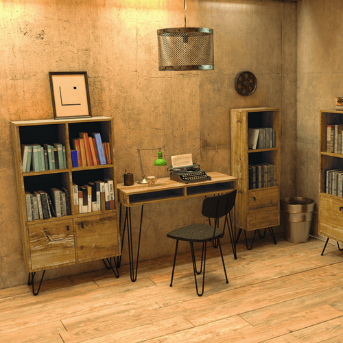 BIBLIOTECA DIELFE DOS CUERPOS LINEA INDUSTRIAL LE076