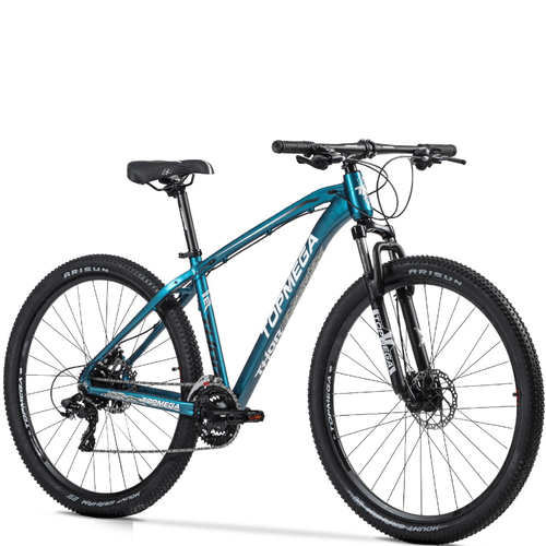 MTB R29 TOPMEGA THOR 24V CUADRO ALUMINIO AZUL/BLANCO/AMARILLO 9665 TALLE M-18