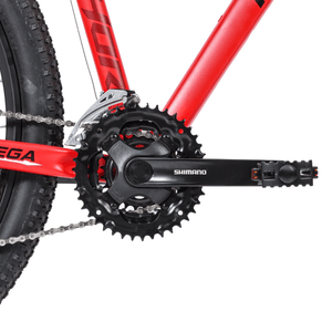 MTB R29 TOPMEGA THOR 24V CUADRO ALUMINIO ROJO/NEGRO/BLANCO 9655 TALLE S-16