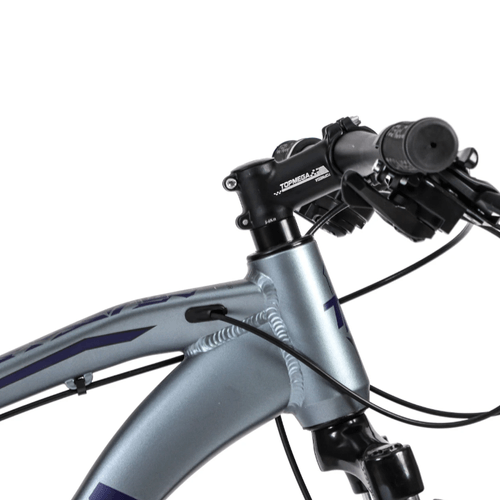 MTB R29 TOPMEGA THOR 24V CUADRO ALUMINIO GRIS/VIOLETA/NEGRO 9659 TALLE M-18