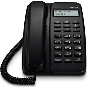 TELEFOO PHILIPS CON DISPLAR NEGRO CRD150B/77