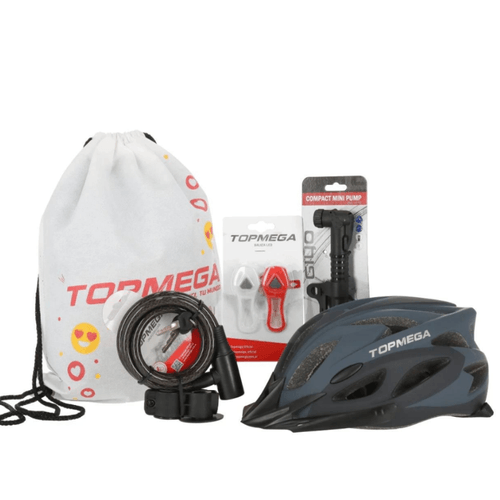 KIT SEGURIDAD TOPMEGA CASCO/MOCHILA/INFLADOR/BALIZA/ESLINGA 1011077