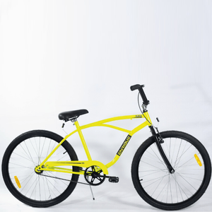 BICI ENRIQUE R26 PLAYERA CUADRO ACERO AMARILLO