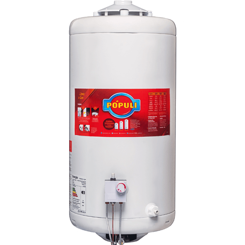 TERMOTOTANQUE ECOTERMO POPULI 70L GN DE COLGAR GN CONEXION SUPERIOR