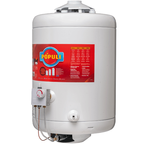TERMOTANQUE ECOTERMO POPULI 45 LTS GN DE COLGAR CONEXION SUPERIOR