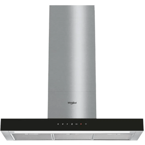 CAMPANA WHIRLPOOL DE PARED 90cm NEGRO INOX. TBOX WAE90RPIM