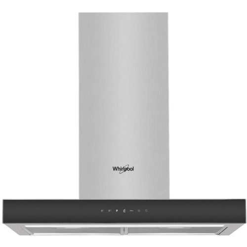CAMPANA WHIRLPOOL DE PARED 60cm NEGRO INOX. TBOX WAE60RPIM