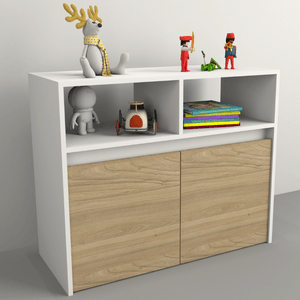 ORGANIZADOR TABLES JUGUETERO CON RUEDAS TONO OLMO F/EVE 3037-COE
