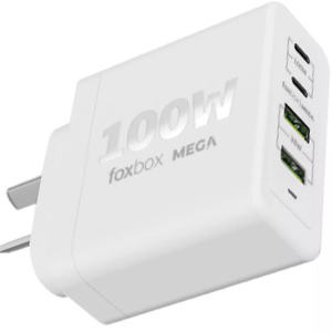 CARGADOR FOXBOX 100W BLANCO MEGA