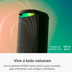 PARLANTE SONY PORTATIL BLUETHOOT SRS-XV500/BC