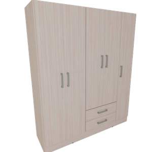 PLACARD 5 PUERTAS TONO JACARANDA 1.51X1.84X0.47m 3514