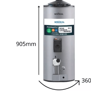 TERMOTANQUE SEÑORIAL 50L DUAL GAS/ELECTRICO CONEX. SUPERIOR/INFERIOR