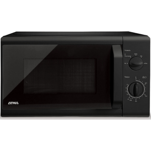 MICROONDAS ATMA 20L ROTATIVO NEGRO MATRB20UAP