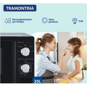 MICROONDAS TRAMONTINA 20L MECANICO GLASS COOK PNH048685