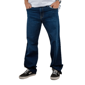JEAN QUIKSILVER STRAIGHT BASIC BLUE