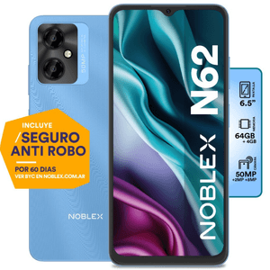 NOBLEX N62 6.5" AZUL 4GB/64GB