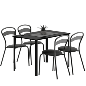 MESA MILANO 130cm NEGRO ML129
