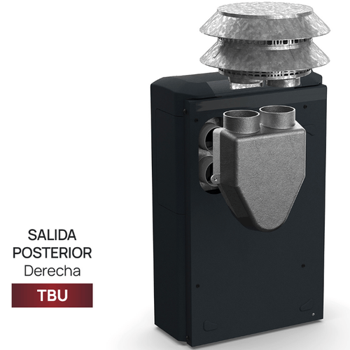 CALEFACTOR COPPENS 2500Kcal TBU PELTRE ACERO (SALIDA DERECHA)