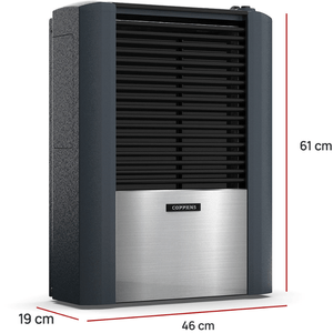 CALEFACTOR COPPENS 4000kcal TB PELTRE ACERO (SALIDA IZQUIERDA)